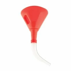 Laser Flexible Funnel With Filter 135mm Red -Hot Sale Metal Fabrication Shop 5427
