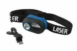 Laser Motion Sensor Headlight / Work Light – Rechargeable