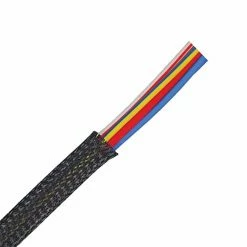 FROST Black Expandable Braid Sleeving (9.5mm X 10m)