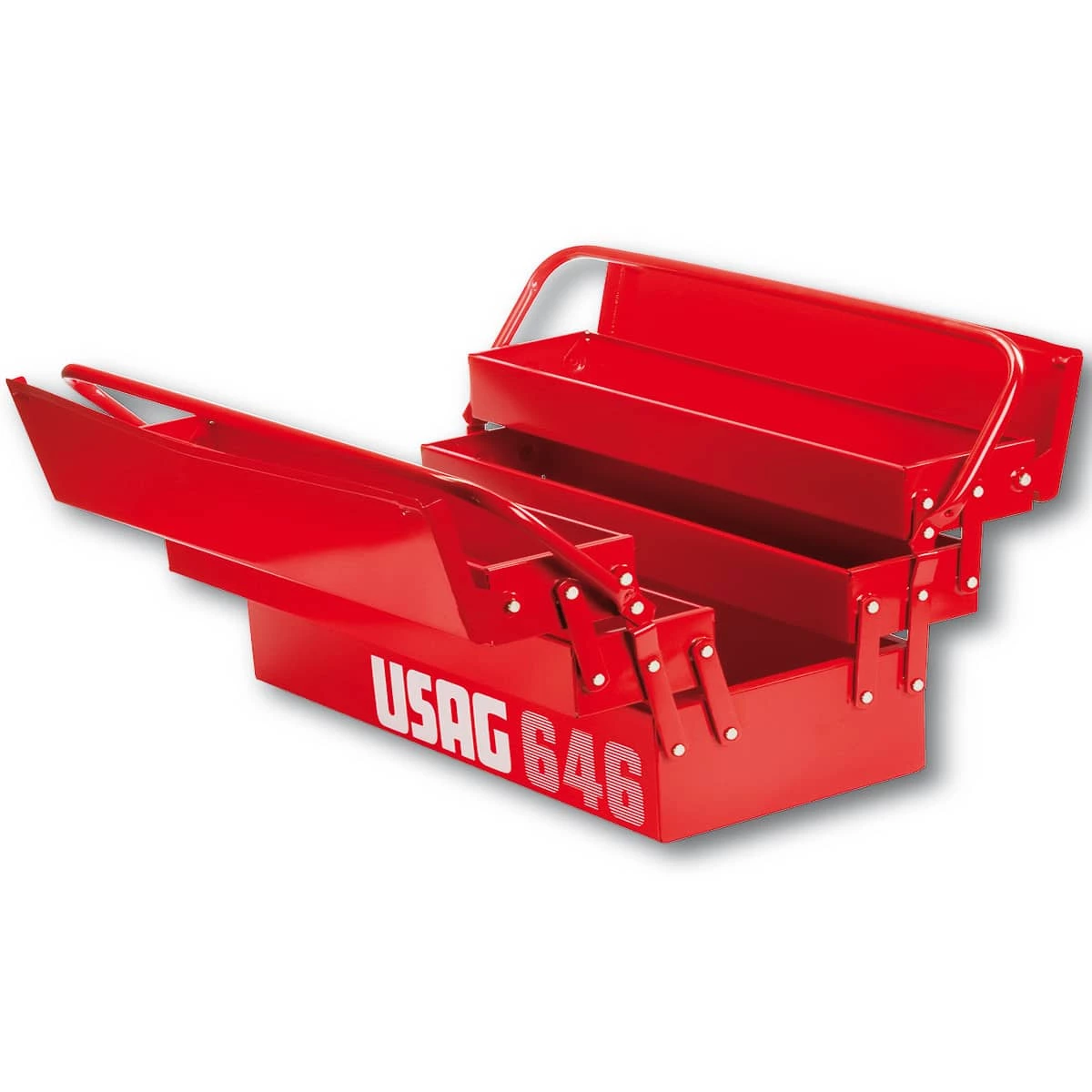 USAG Long Cantilever Tool Box – 5 Compartments (empty) 3 USAG Long Cantilever Tool Box – 5 Compartments (empty)