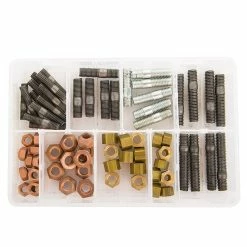 FROST Brass Metric Studs And Nuts (72 Pieces)